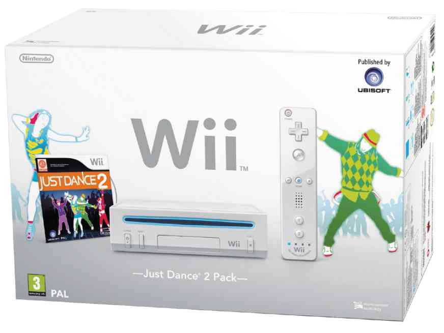 Consola Wii Blanca   Just Dance 2
